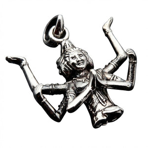Zesarmige Brahma hanger van sterling zilver, hoek van het gekroonde hoofd