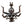 Zesarmige Brahma hanger van sterling zilver, hoek met zes armen