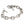 Skelettknochen-Gliederarmband aus .925 Sterlingsilber, Detailansicht des Verschlusses