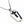 Skeleton Window Coffin Sterling Silver Locket shown in closed coffin diagonal view.