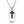 Skeleton Window Coffin Sterling Silver Locket shown in hanging closed coffin view.