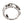 Anillo giratorio Skull Blood en plata de ley 925, primer plano frontal del borde grabado con SKULL BLOOD