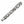 Skull Carved Sterling Silver Pen, skull pen full view
