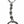 Skull Link Sterling Silver Keychain, skull link detail