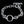 Kedjearmband i 925 sterlingsilver med dödskalle och stavlås, stängt silverkedjearmband med dödskalleögla och benformad stav