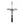 Kleiner Jesus-Kruzifix-Anhänger aus Sterlingsilber, Jesus-Kruzifix von vorne