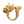 Solid 14k gold dragon ring with diamond eyes — front view