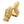Solid 14k gold dragon ring with diamond eyes — full body profile