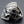 Spinnennetz-Totenkopf-Ring aus 925 Sterlingsilber, seitliche Ringschiene des Totenkopfs mit Netz