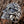 Spinnennetz-Totenkopf-Ring aus 925 Sterlingsilber, Totenkopf mit Netz in Dreiviertelansicht