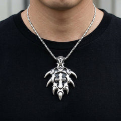 Spike Cross 925 Sterlingsilber-Anhänger