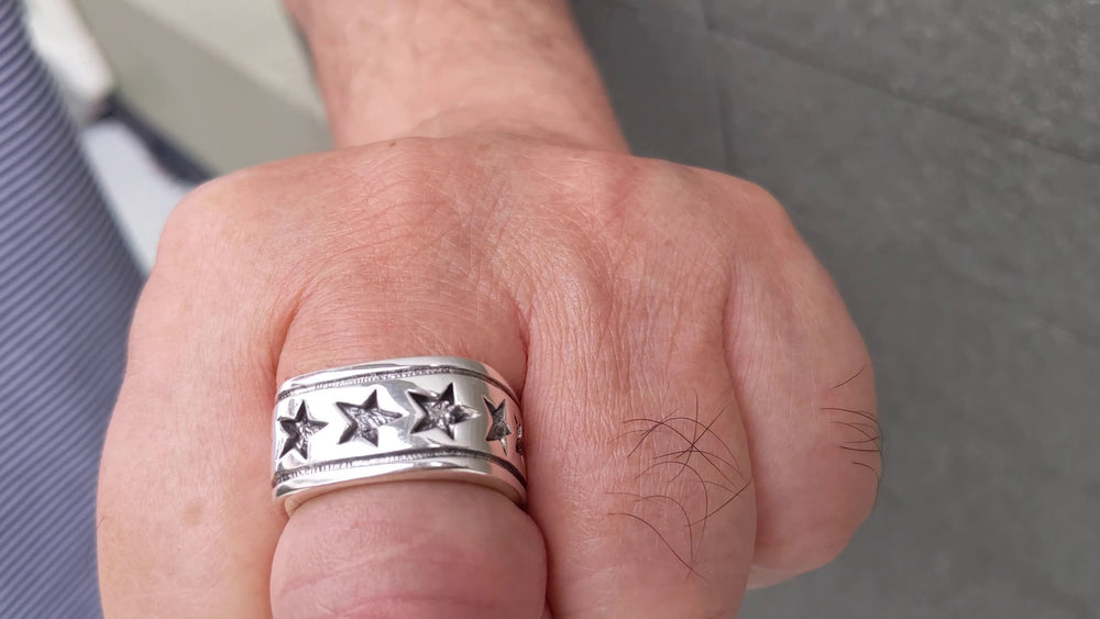 Sternen-Bandring Video: Muster um den Ring