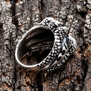 Sterling Silver Black Onyx Dragon Claw Ring, product view 5