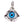 Evil Eye Sterling Silver Pendant