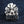 Sterling Silver Fang Devil Clear CZ Ring — straight front view