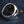 Sterling Silver Pirate Skull CZ Ring — interior and pipe view