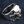 Sterling Silver Pirate Skull CZ Ring — opposite side profile