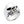 Sterling Silver Skull Ring with Clear CZ Eye, product view 1