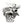 Sterling Silver Snarling Kitsune Fox Ring — right profile