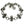 Sterling silver wolf and gothic cross link bracelet — wolf clasp detail