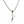Engraved Scissors Sterling Silver Pendant shown in angled shears on chain view.