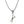 Engraved Scissors Sterling Silver Pendant shown in front engraved blades view.