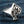 Number 13 Spade Sterling Silver Signet Ring. Spade face on denim.