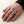 Number 13 Spade Sterling Silver Signet Ring worn on an adult hand.