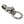 Tiger Head Ring Sterling Silver Pendant, opposite tiger angle
