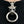 Tiger Head Ring Sterling Silver Pendant, worn at the neckline