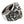 Tiger’s Eye Koi Sterling Silver Ring. Wave shoulder profile.