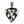 Tribal Blade Guitar Pick Holder in Sterling Silver, inserted pick front