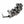 Tribal Multi-Skull Sterling Silver Bracelet, open clasp tongue and raised skull link detail