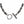 Bracelet tribal à maillons cylindriques en argent massif — détail du fermoir