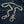 Tribal Blossom sterling zilveren portemonneeketting, close-up van de sluiting