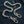 Tribal Blossom sterling zilveren portemonneeketting, opgerolde ketting