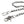 Tribal Blossom sterling zilveren portemonneeketting, haak en sluiting