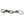 Clear-Eye Tribal Skull Sterling Silver Keychain, horizontal front