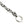 Bracciale a catena in argento sterling con chiusura a T tribal, vista dettagliata del punzone