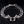 Twin Wolf Head Sterling Silver Curb Bracelet — twin wolf front