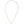 2mm Figaro Sterling Silver Link Necklace shown in complete figaro loop view.