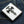 White Leather Black Stingray Cross Wallet, front left angle