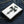 White Leather Black Stingray Cross Wallet, front right angle