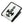 White Leather Black Stingray Cross Wallet, isolated front angle