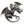 Ciondolo drago alato in argento sterling — vista frontale