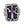 Sterling Silver Gothic Cross Ring, black stone cross front