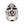 Carica l&#39;immagine nel visualizzatore Galleria, Anello in argento pesante con teschio del dio del sole

