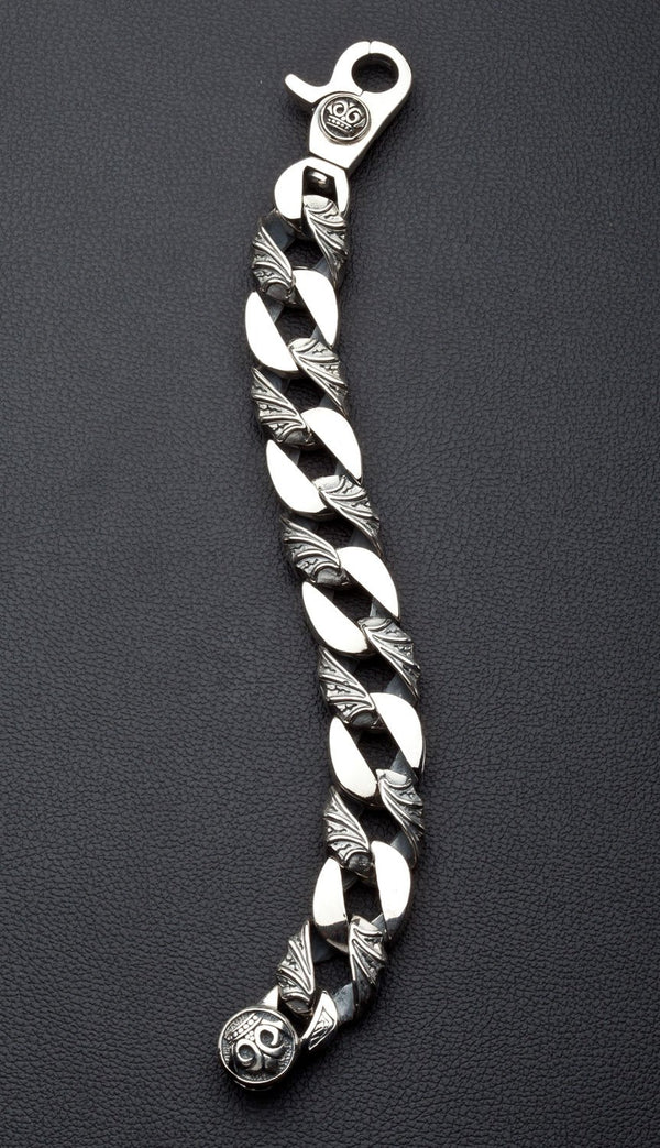 Tribal Crown Sterling Silver Armband för män