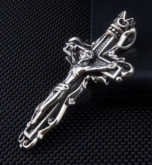 Jesus Cross Gothic Pendant