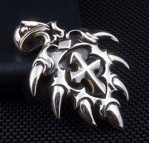 Pendentif croix en argent sterling